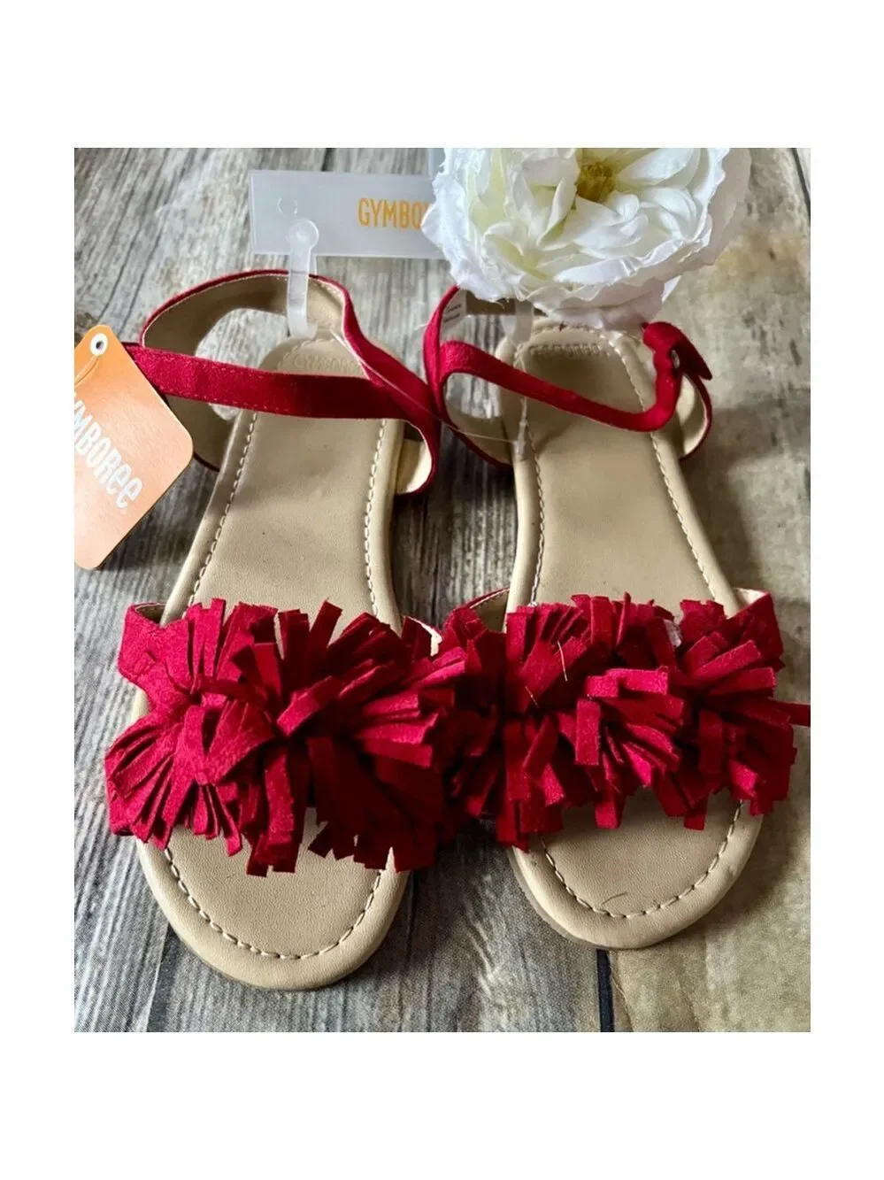 Nwt Red Gymboree Sandals-Size 3